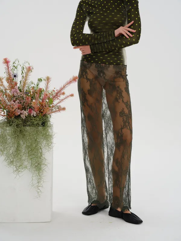 ALLISON LACE LONG SKIRT made by PH5