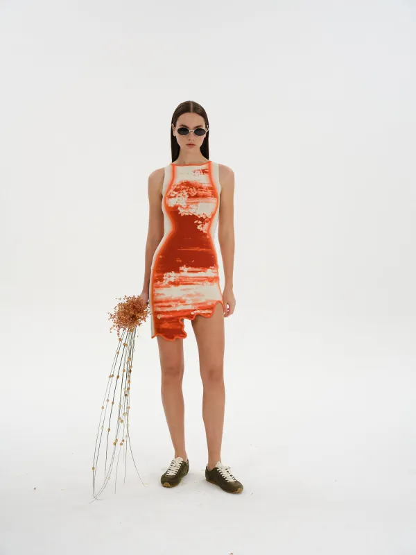 HAZEL MINI WAVY DRESS made by PH5