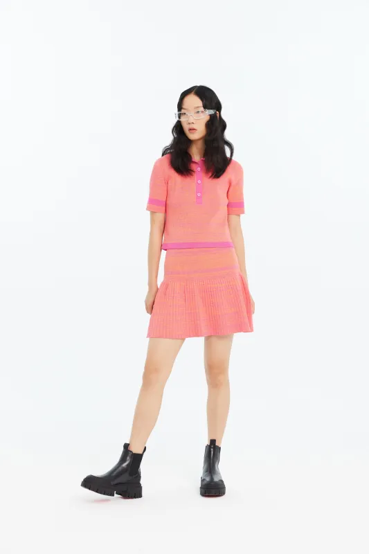 TOMMIE PLEATED ECO SKIRT made by PH5
