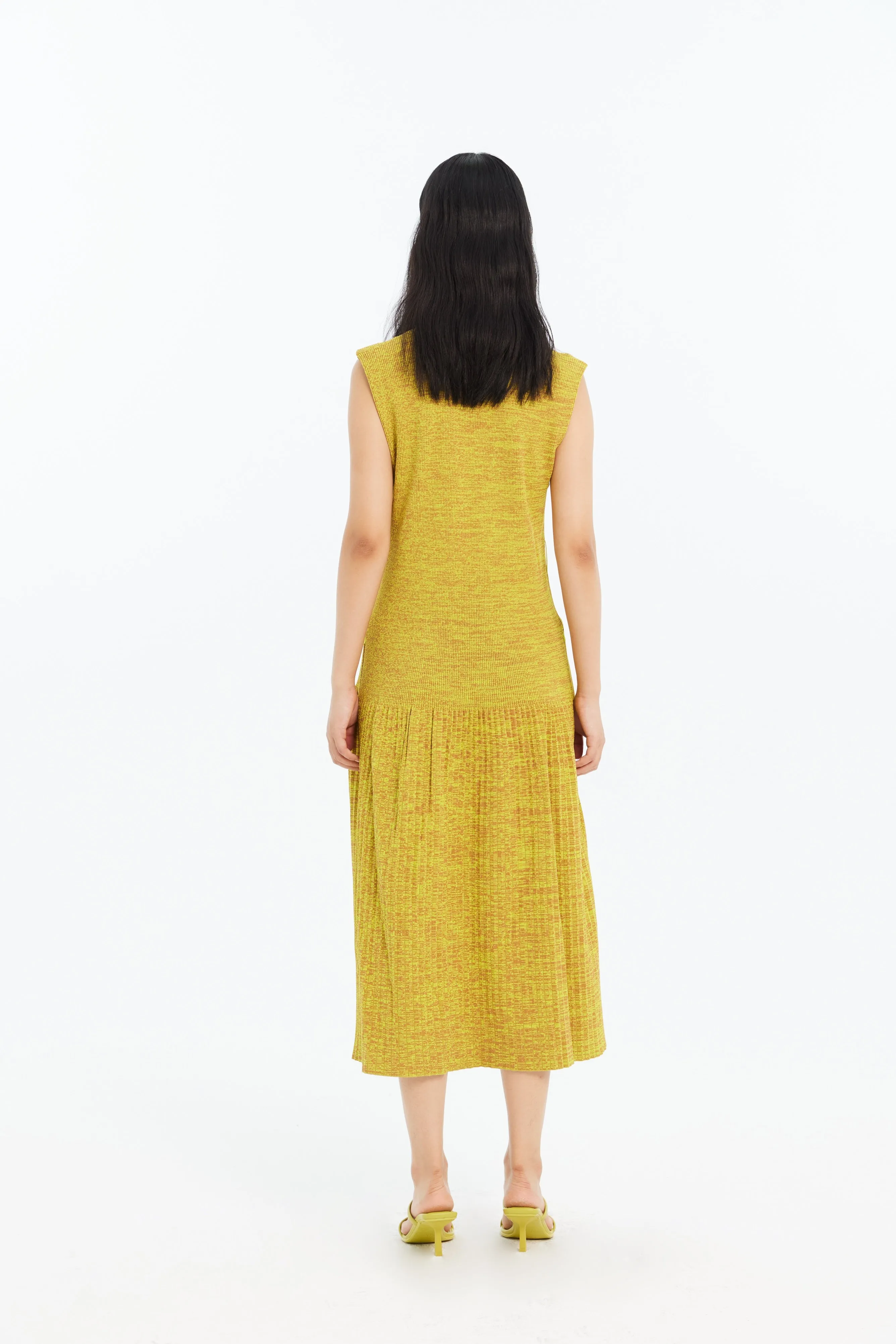 KERRY PLEATED ECO TANK DRESS WITH SIDE CUT OUT sold by PH5 product image thumbnail 3