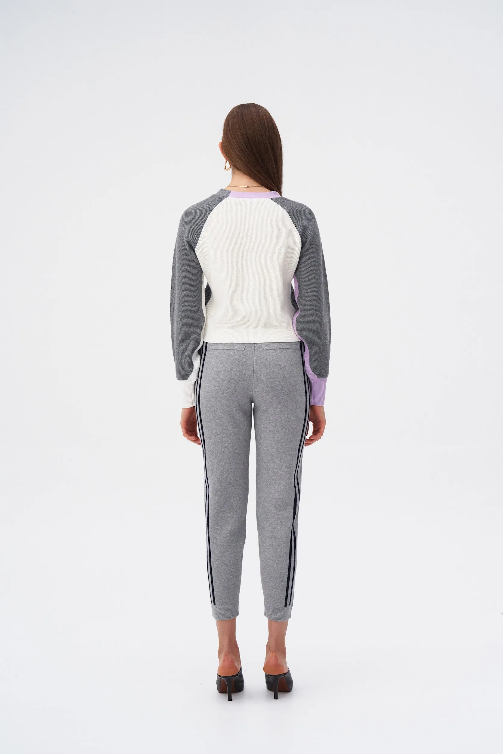 ALAIA ECO CASHMERE COTTON WAVY RIBBED CROPPED CARDIGAN sold by PH5 product image thumbnail 4