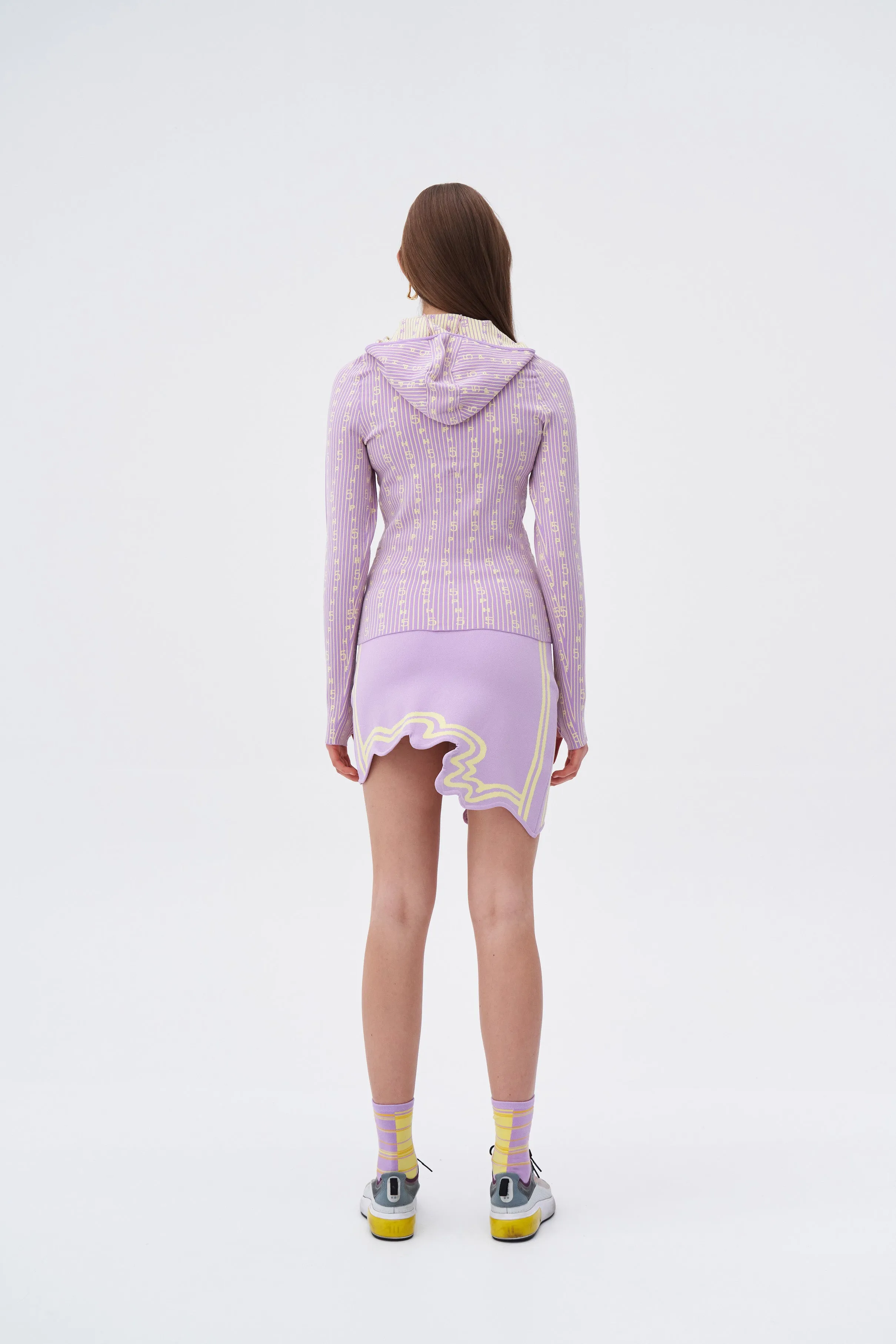 EILISH SIGNATURE WAVY MINI SKIRT IN ECO YARN sold by PH5 product image thumbnail 4