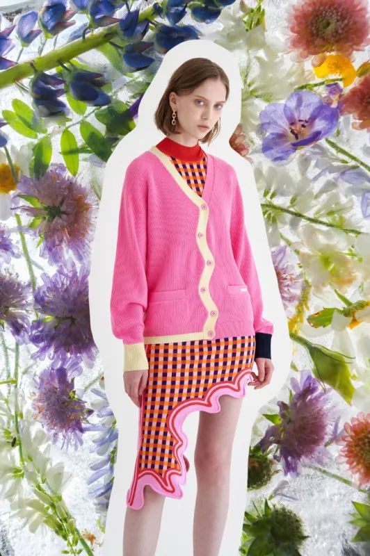 Chloe Merino Wool Wavy Cardigan made by PH5