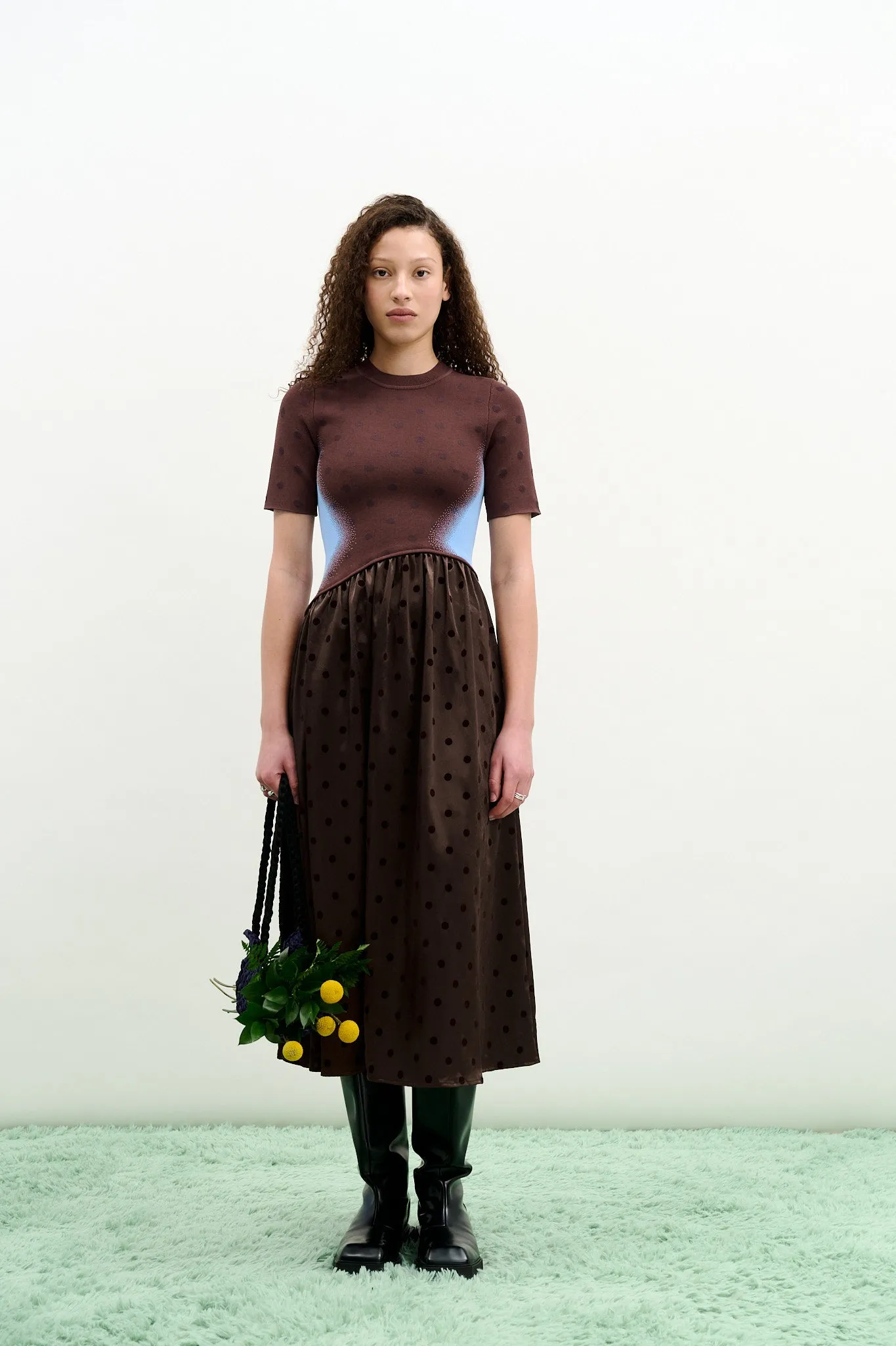 BIANCA MIXED MEDIA LONG DRESS sold by PH5 product image thumbnail 3