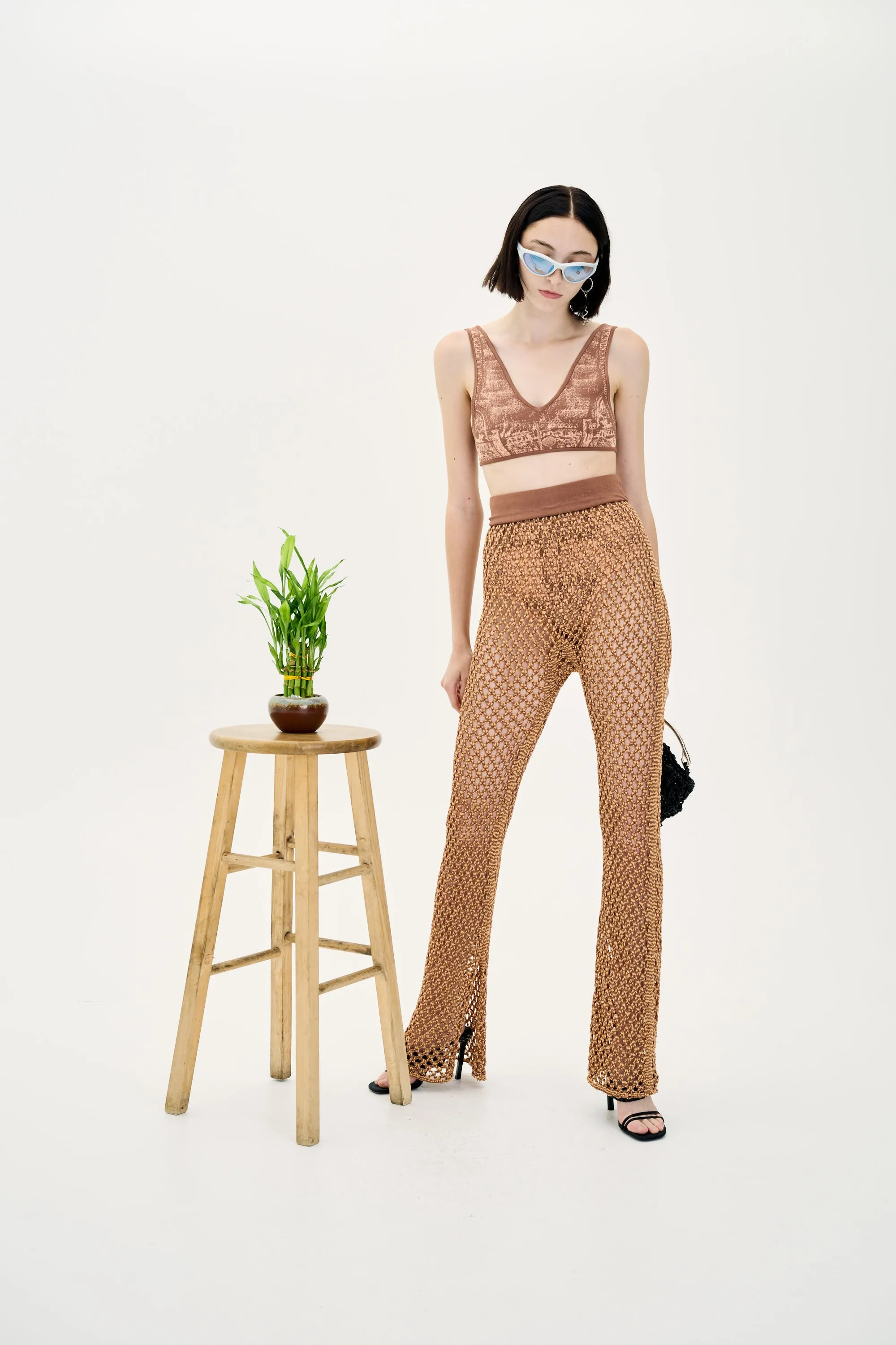 LONGAN FAKE DENIM BRA TOP sold by PH5 product image thumbnail 4