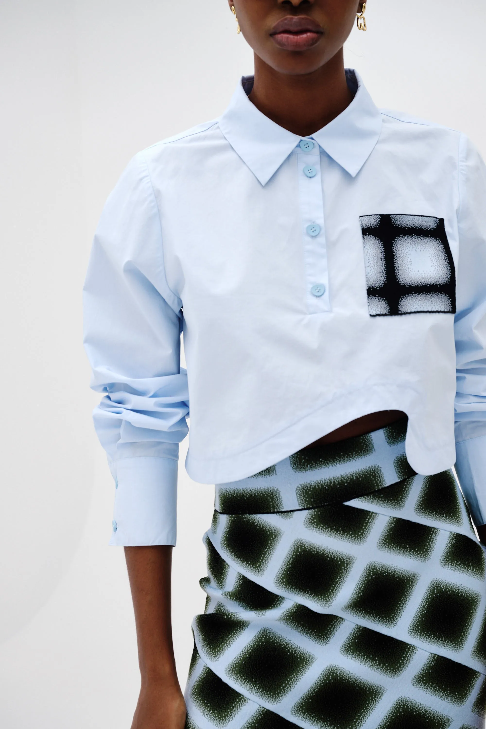 NALA COTTON CROPPED SHIRT sold by PH5