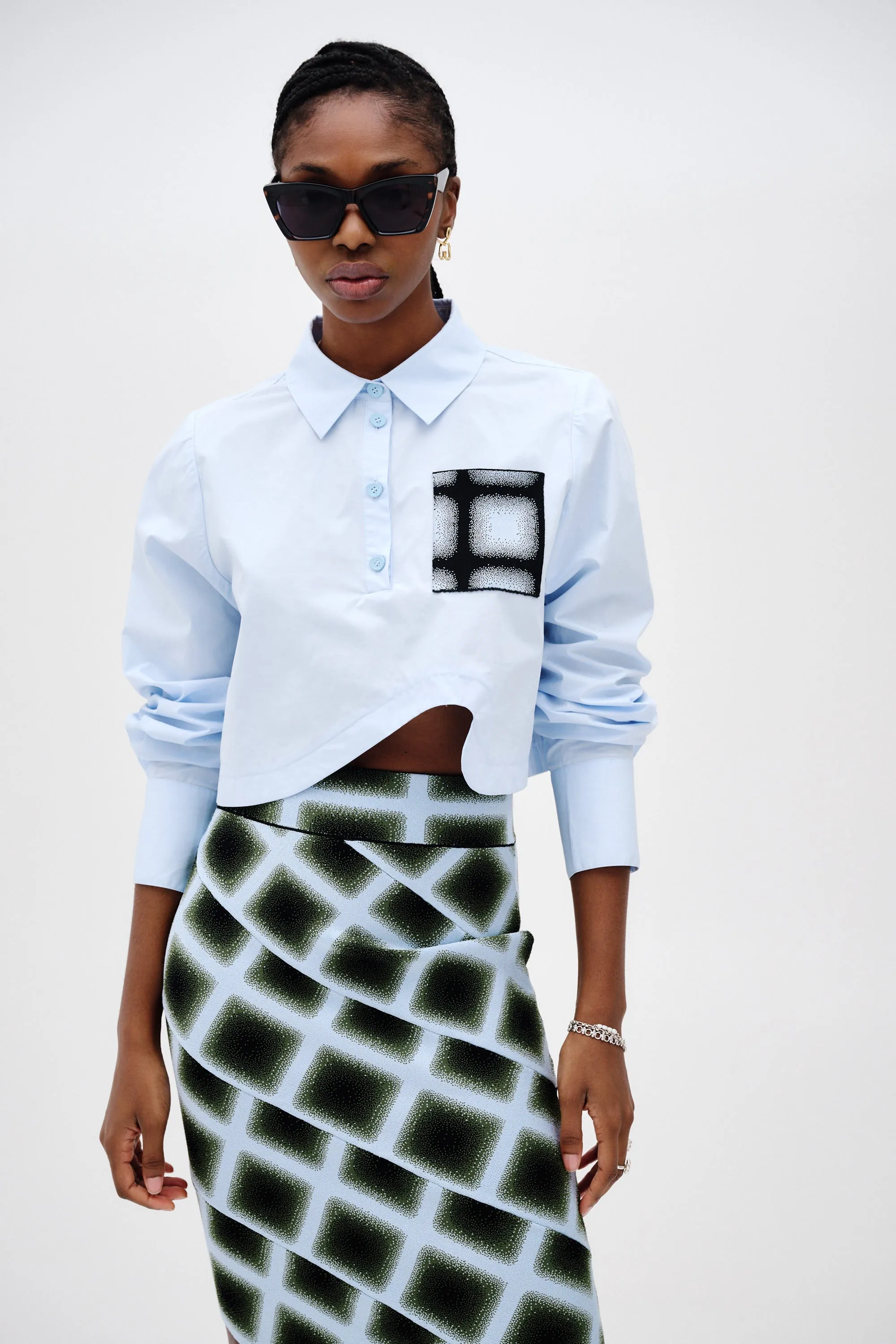 NALA COTTON CROPPED SHIRT sold by PH5 product image thumbnail 3