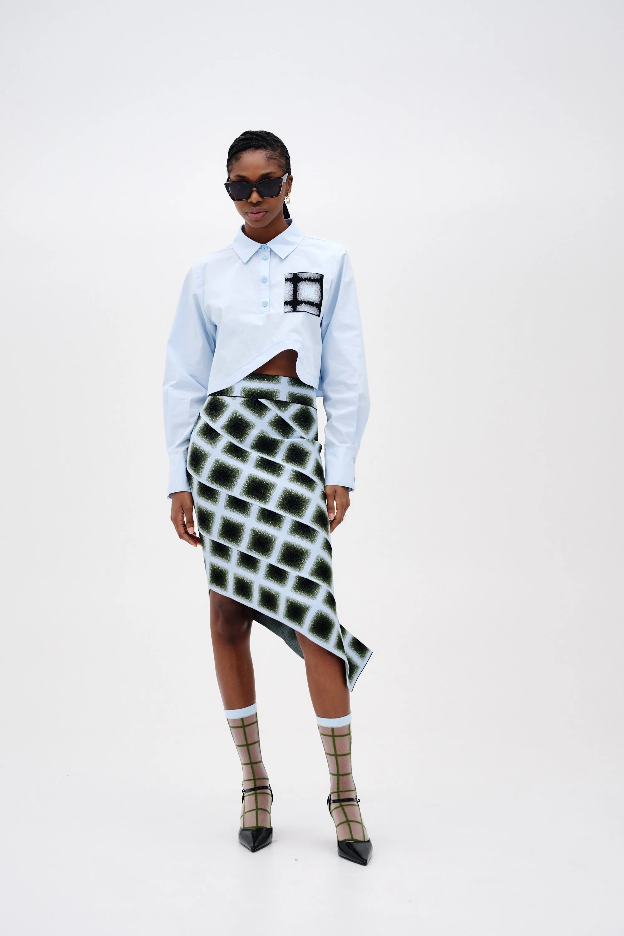 NALA COTTON CROPPED SHIRT sold by PH5 product image thumbnail 2