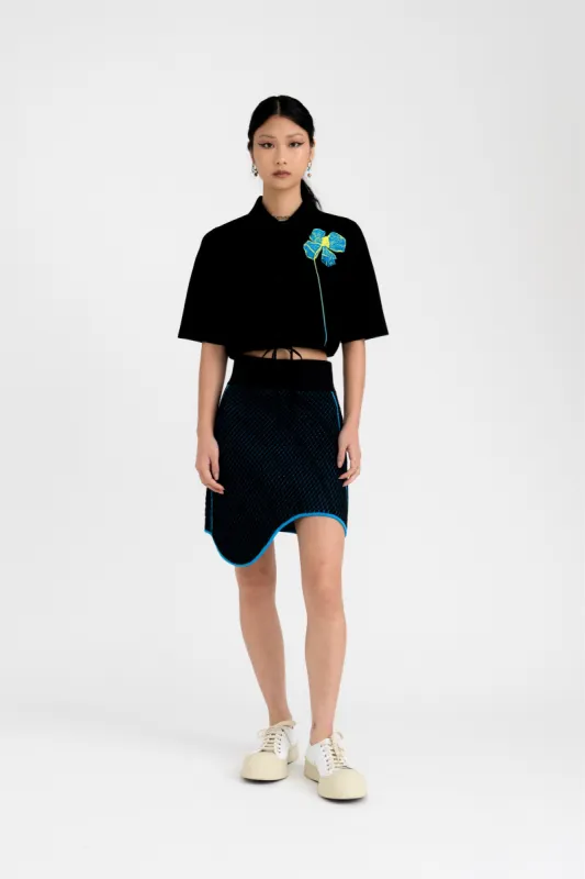 MOROSE PILLOW STITCH WAVY MINI SKIRT sold by PH5