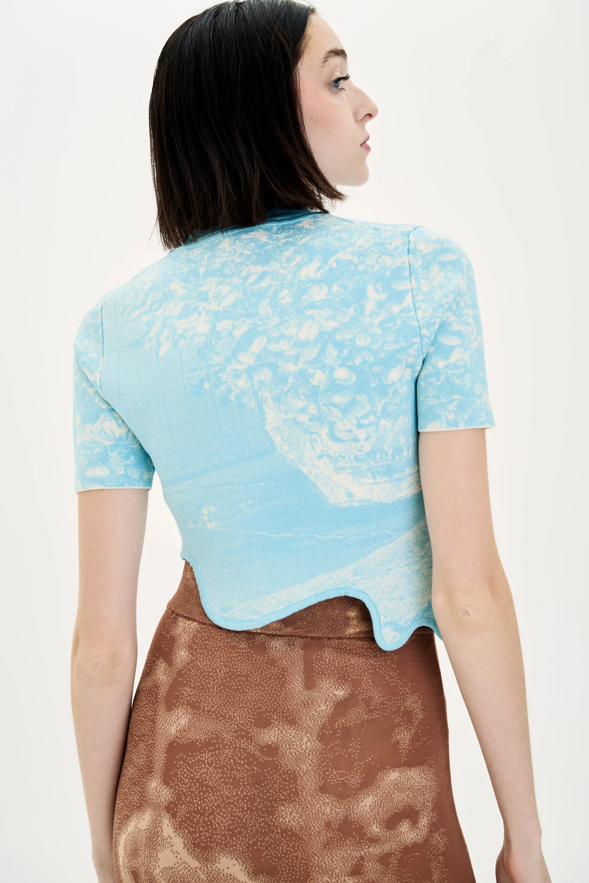 ACACIA UV REACTIVE DOG PRINT CROPPED TOP sold by PH5 product image thumbnail 5