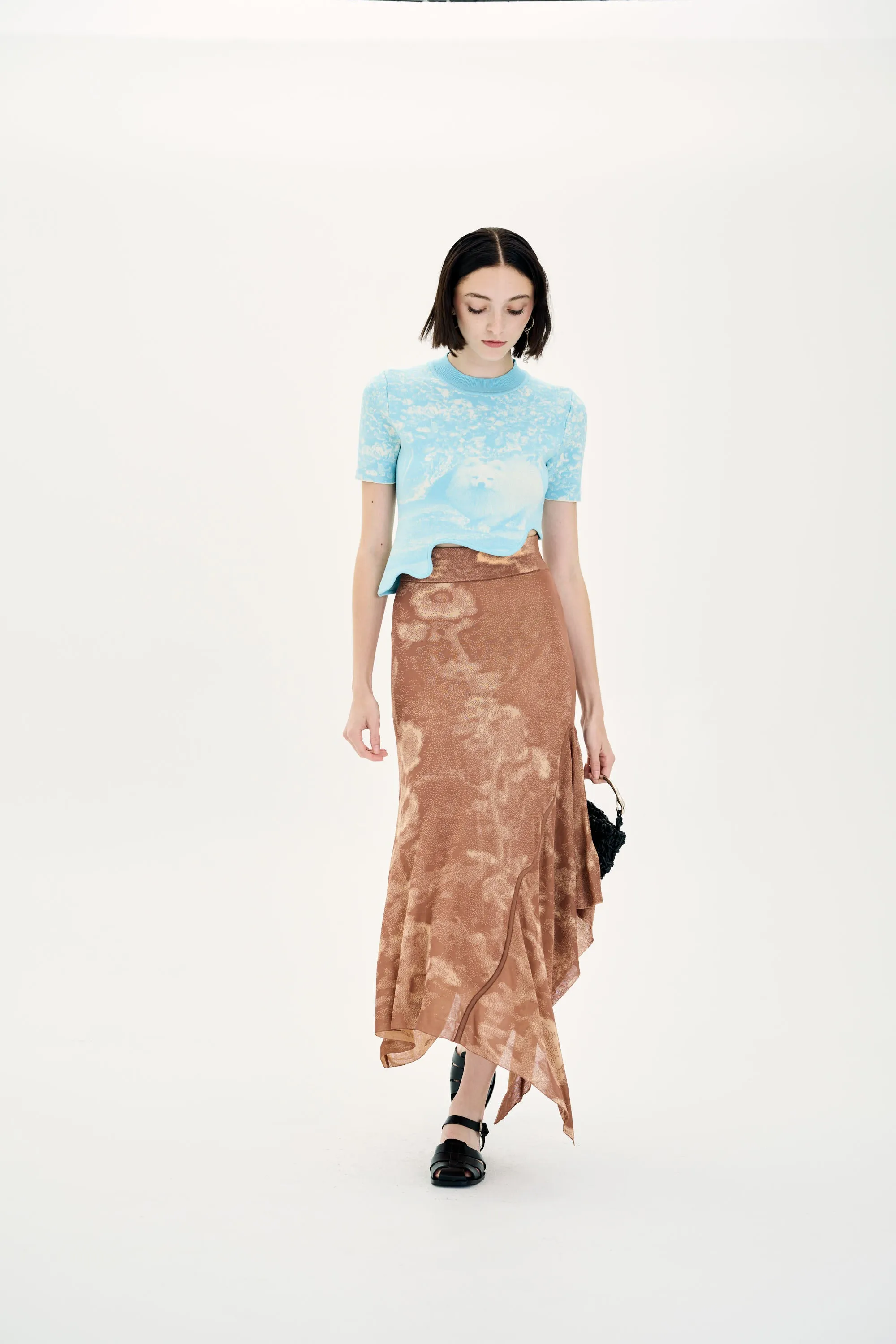 ACACIA UV REACTIVE DOG PRINT CROPPED TOP sold by PH5 product image thumbnail 2