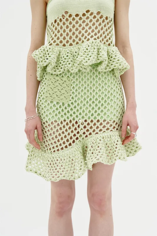 PONGO CROCHET WAVY SKIRT sold by PH5