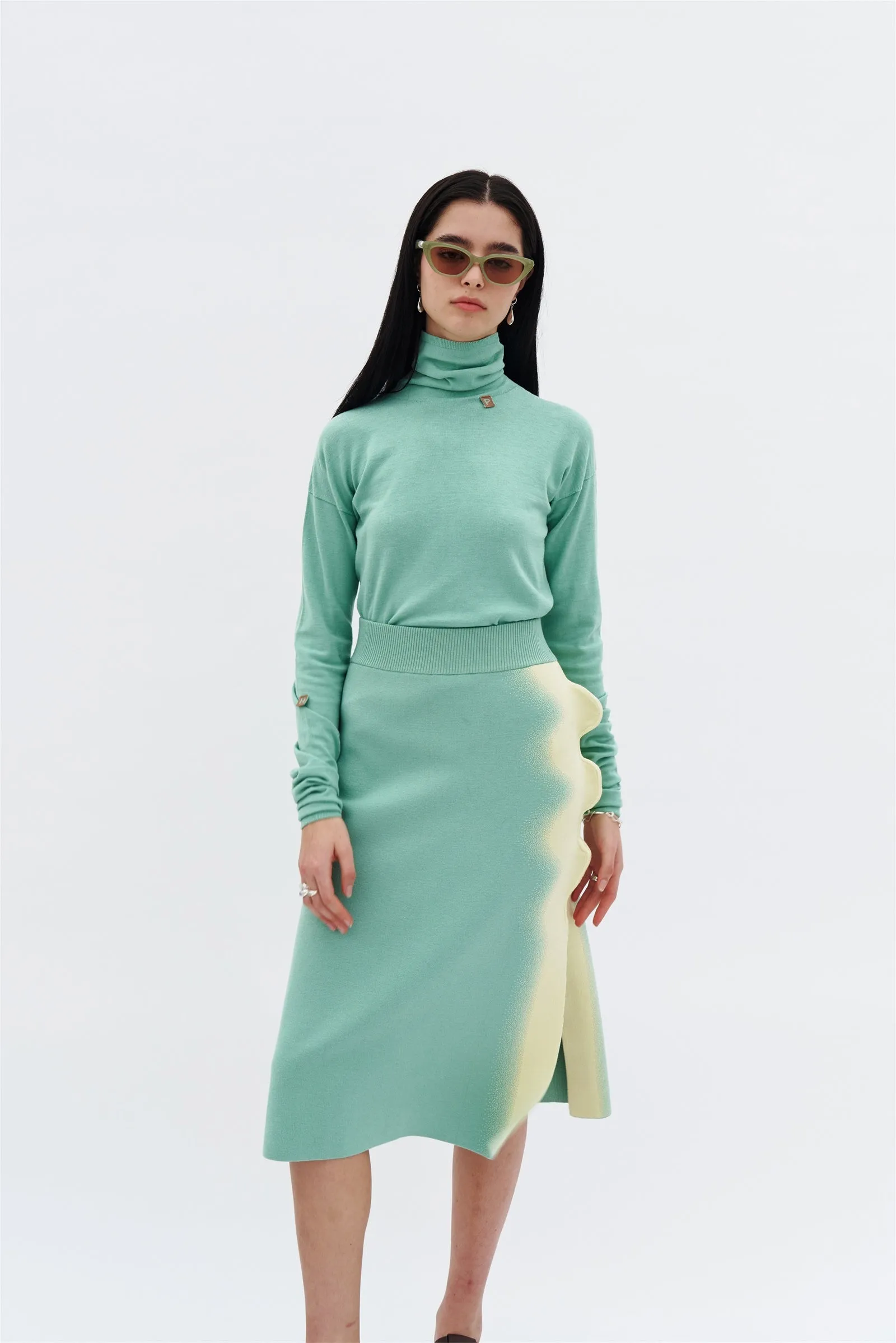 ELSA WAVY MIDI SKIRT sold by PH5 product image thumbnail 3