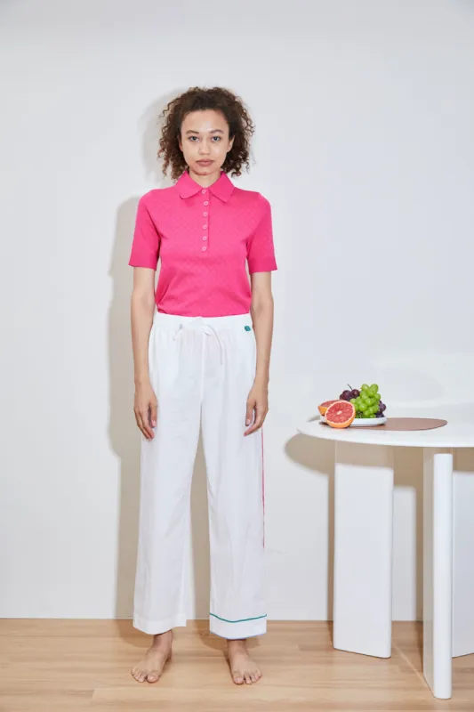 BURNET hydraKNIT ECOVERO POLO rose sold by PH5