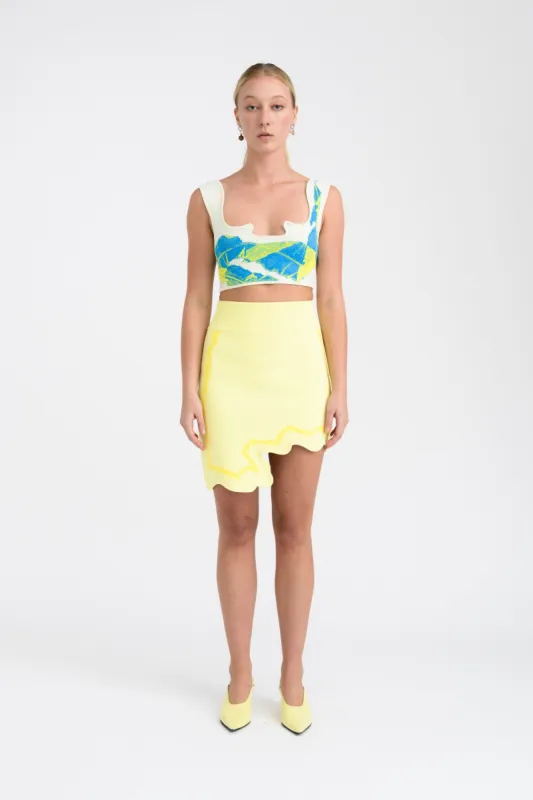 BOBO ALGAE WAVY BRA TOP made by PH5