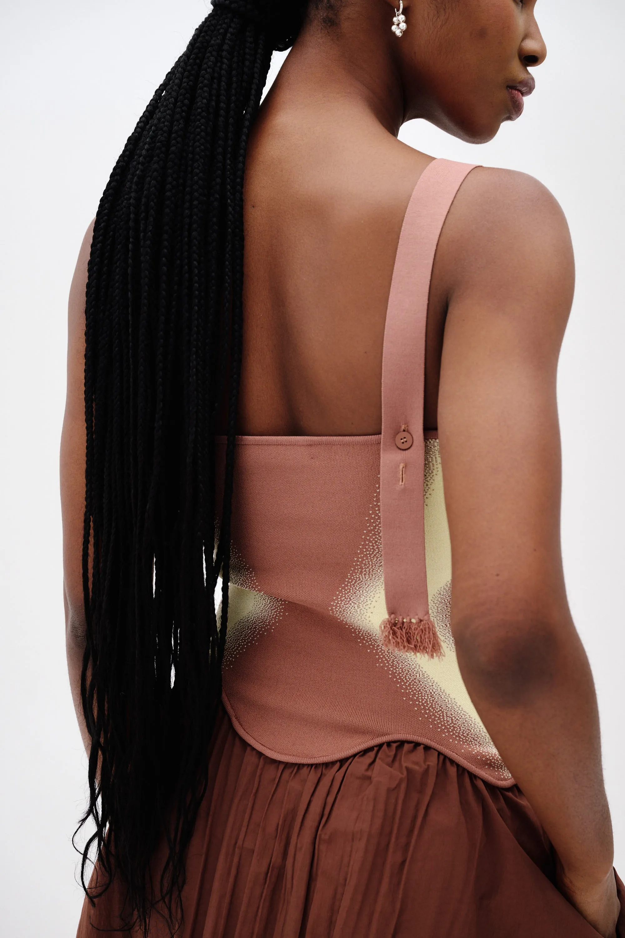 MUSHU MIXED MEDIA TANK DRESS sold by PH5 product image thumbnail 5