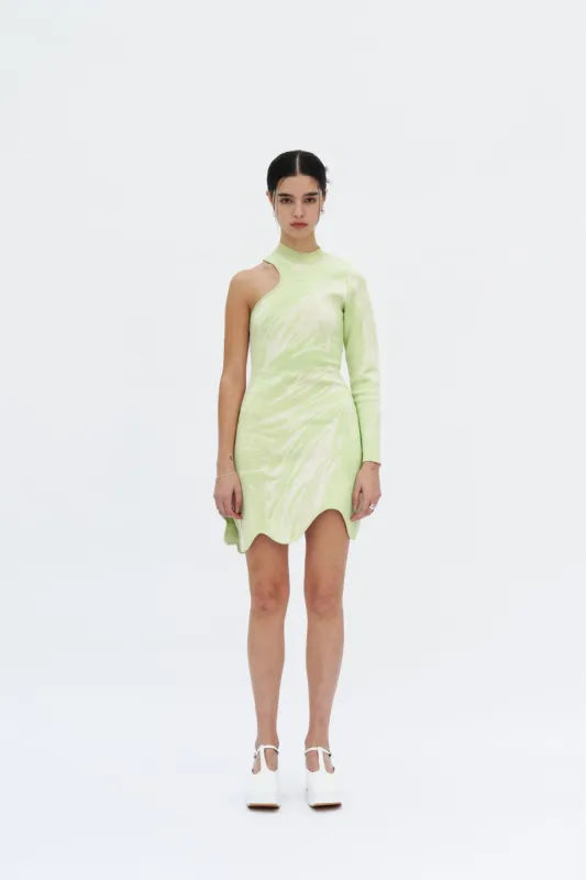 REX ONE SLEEVE WAVY DRESS made by PH5