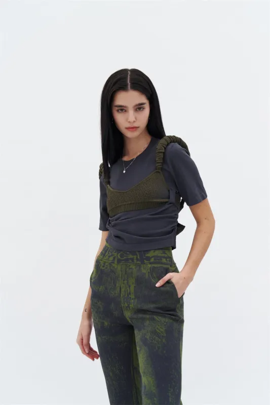 COCO 3D BUBBLE SHORT SLEEVE TOP sold by PH5