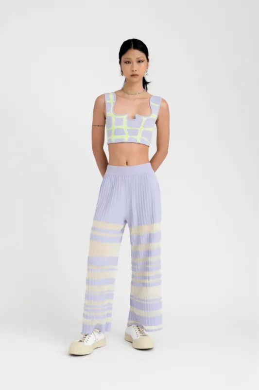 STARLET PLEATED WIDE LEG PANTS sold by PH5