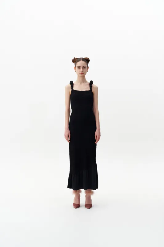 NESO 3D-BUBBLE RUCHED MAXI TANK DRESS made by PH5