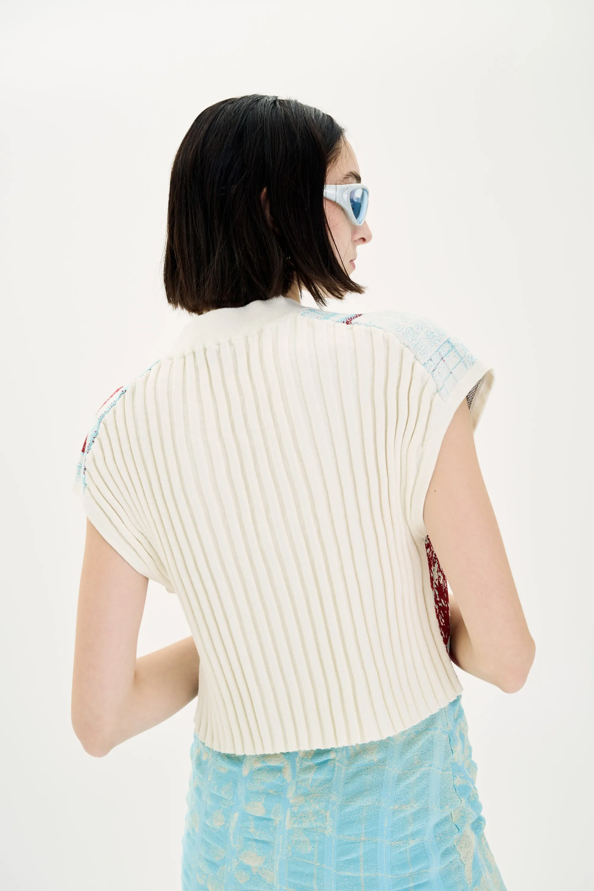 RABENDA TREE PRINT BOXY CROPPED TOP sold by PH5 product image thumbnail 5