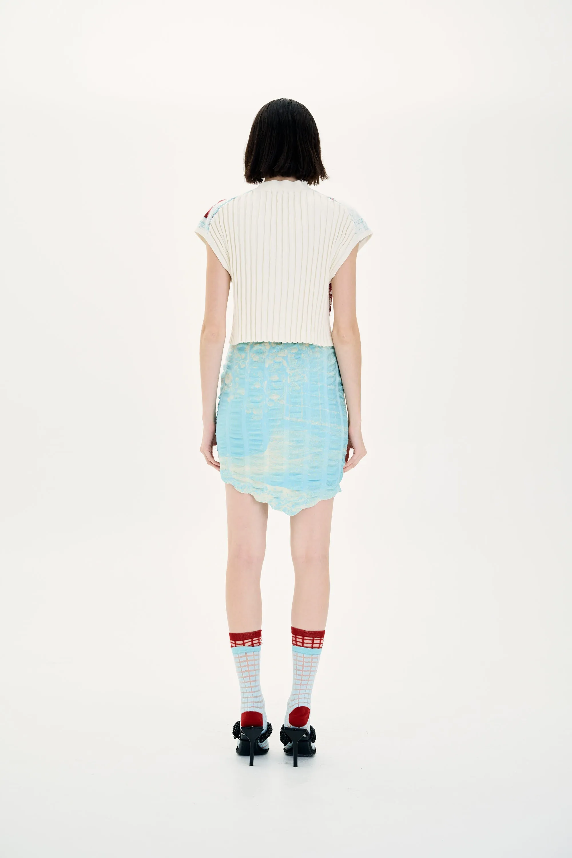 RABENDA TREE PRINT BOXY CROPPED TOP sold by PH5 product image thumbnail 4