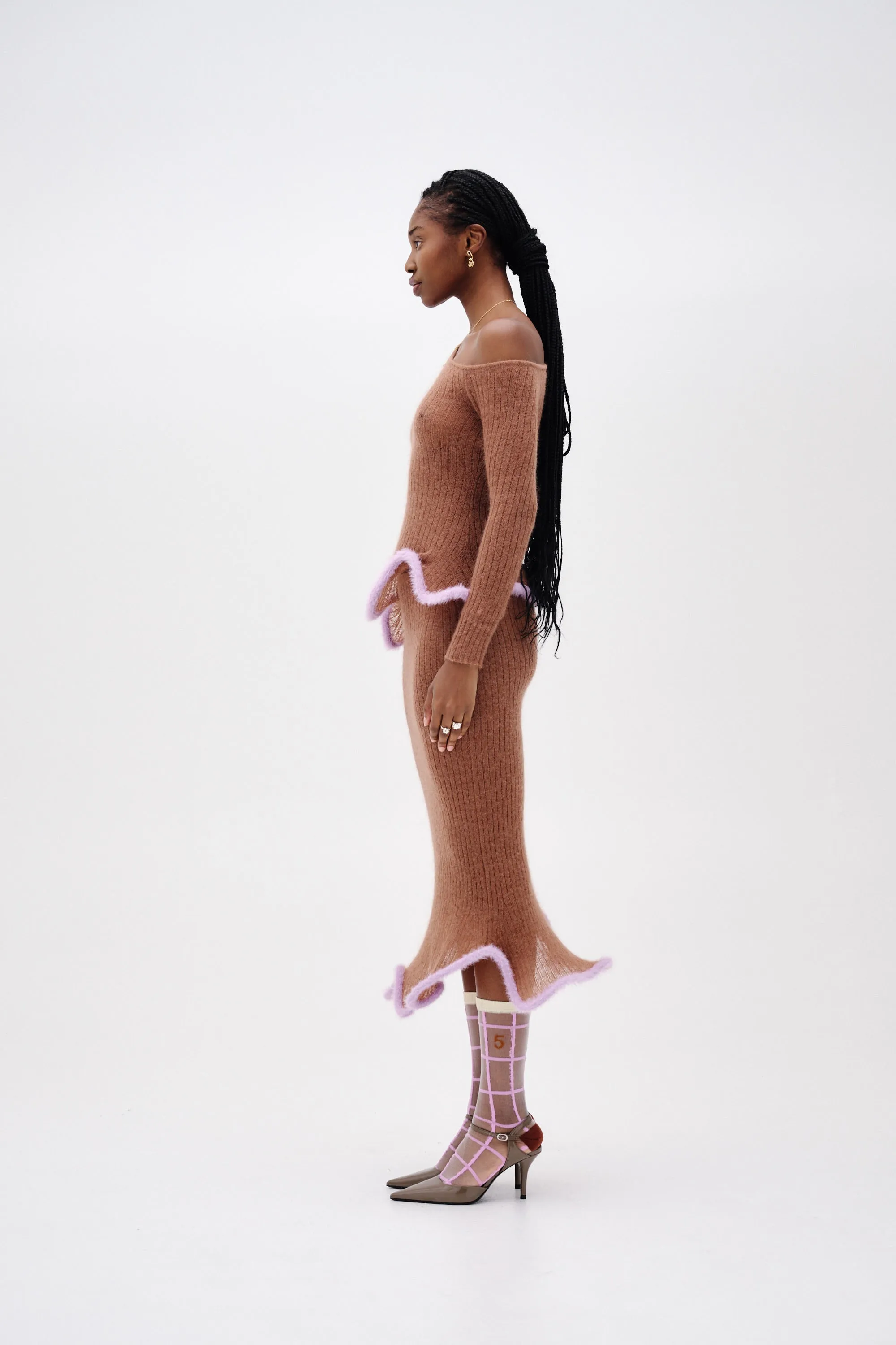 GINNY ALPACA WAVY MIDI SKIRT sold by PH5 product image thumbnail 4