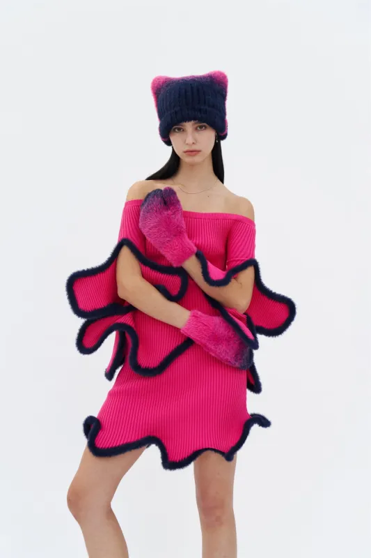 DORI 3D WAVY MINI SKIRT sold by PH5