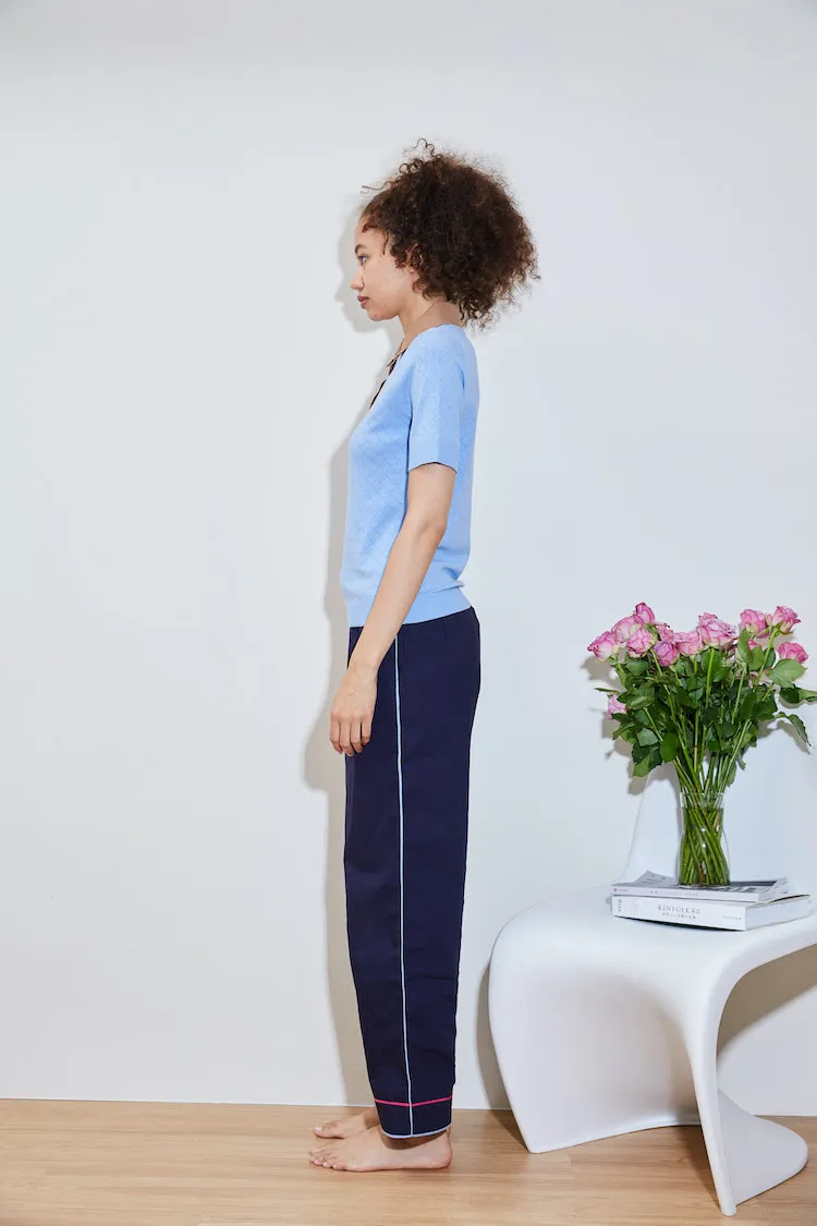 BURNET hydraKNIT ECOVERO POLO blue sold by PH5 product image thumbnail 3