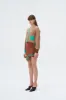 ALAIA ECO CASHMERE COTTON WAVY RIBBED CROPPED CARDIGAN sold by PH5