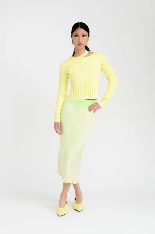 PIPE LONG SLEEVE CROPPED TOP sold by PH5