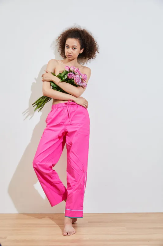SUGAR COTTON STRAIGHT TROUSER rose sold by PH5