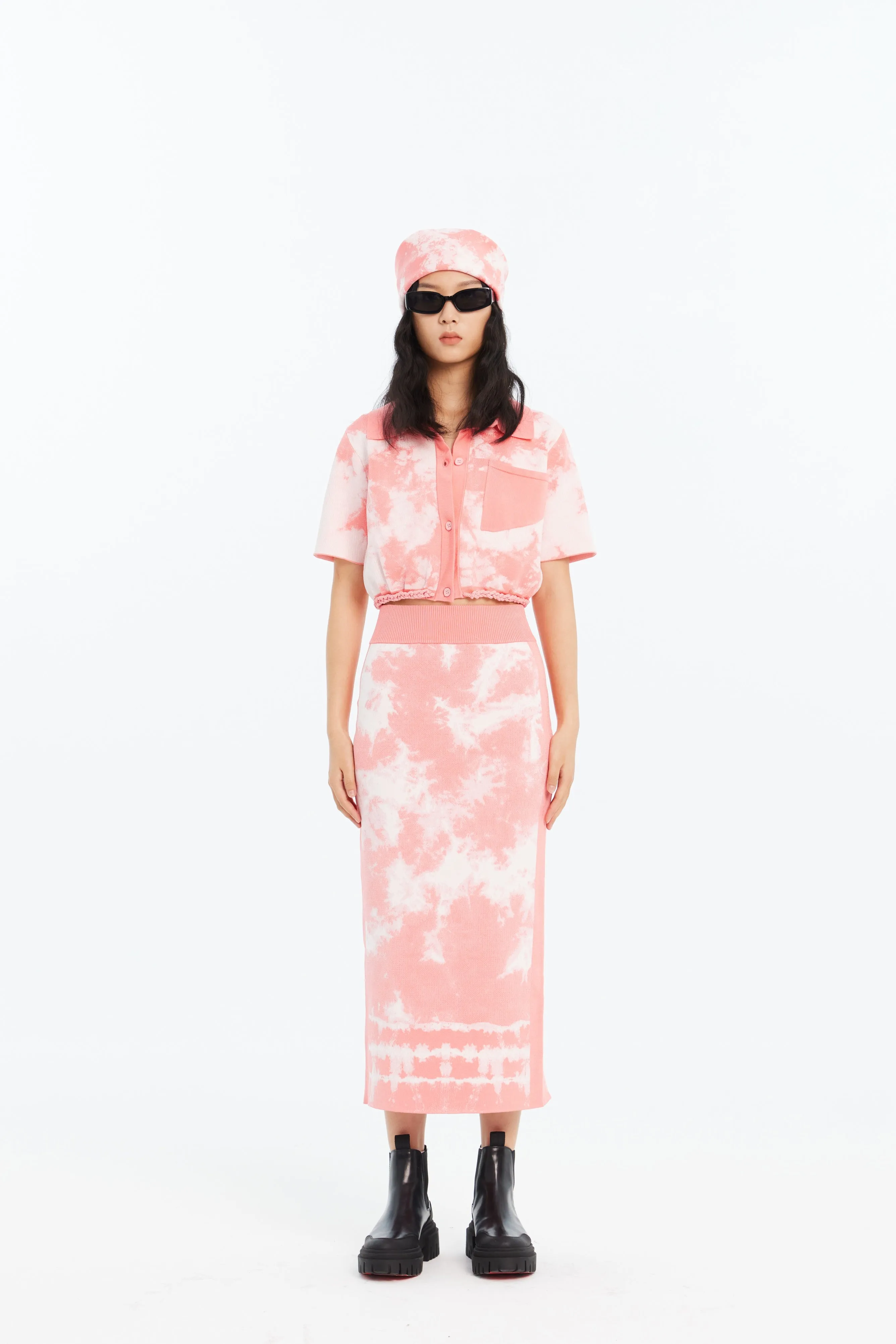 REESE ECO "TIE DYE" MIDI SKIRT sold by PH5 product image thumbnail 3