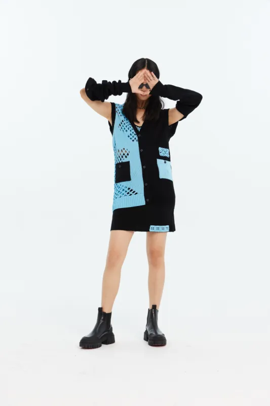 PARKER LOOP YARN CARDIGAN WITH DETACHABLE SLEEVES made by PH5