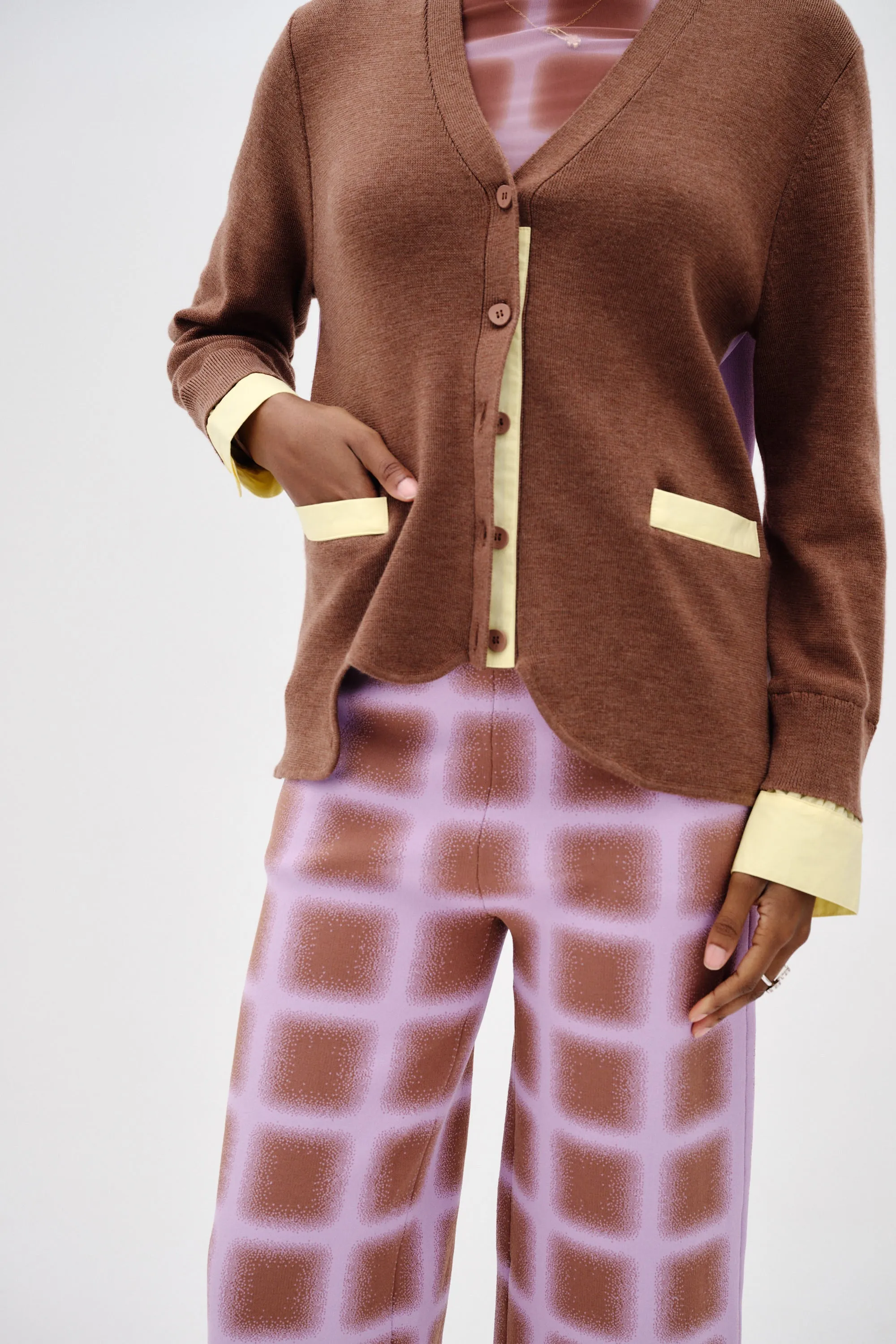 LILO COLOR BLOCKED MERINO WOOL CARDIGAN sold by PH5 product image thumbnail 5