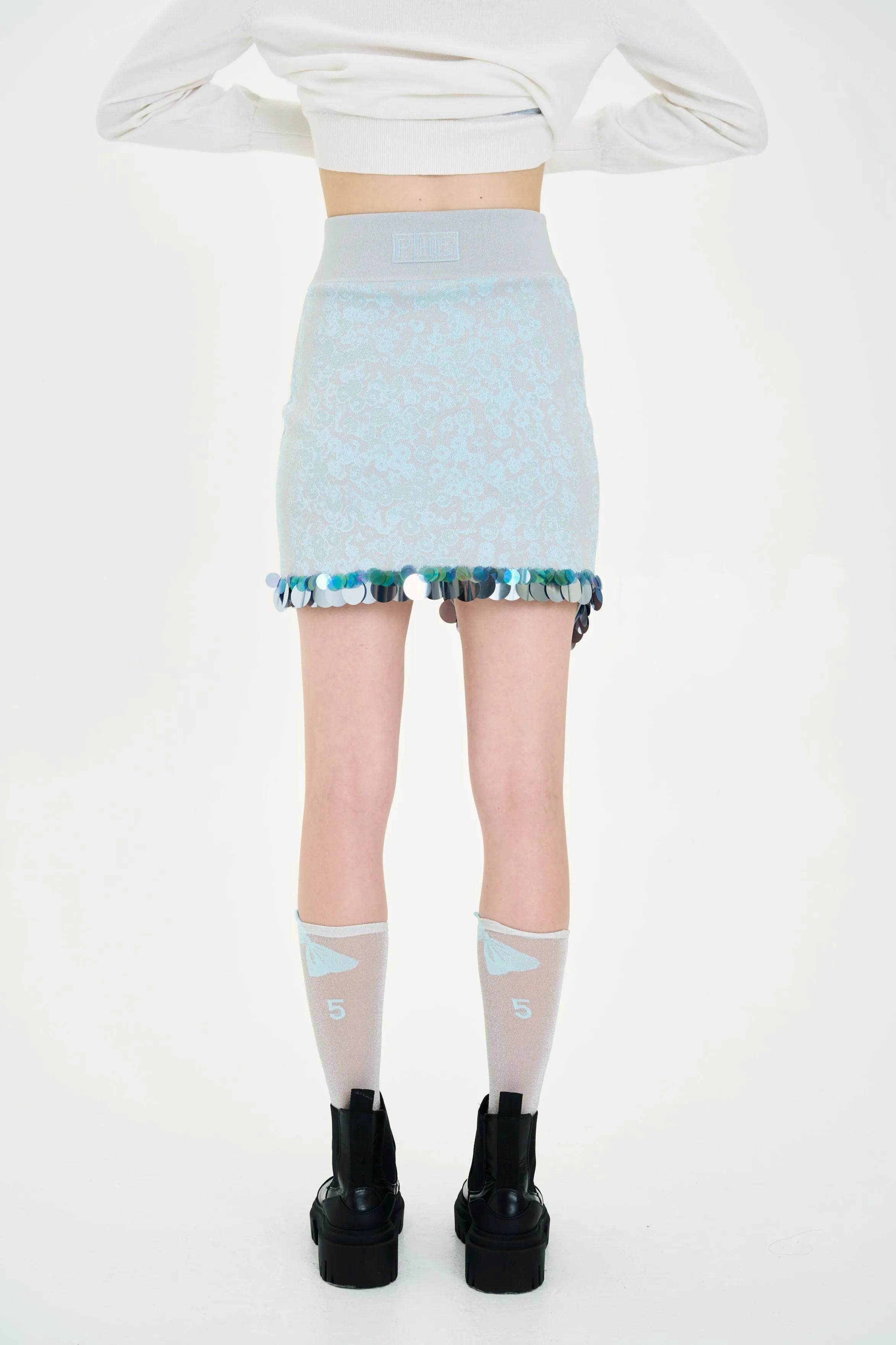 ARBOR WAVY MINI SKIRT WITH SEQUINS sold by PH5 product image thumbnail 4
