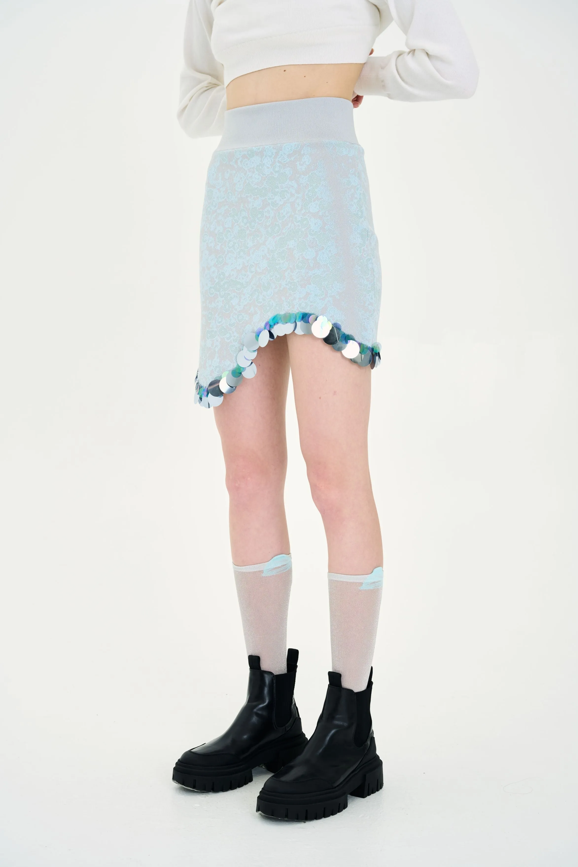 ARBOR WAVY MINI SKIRT WITH SEQUINS sold by PH5 product image thumbnail 3