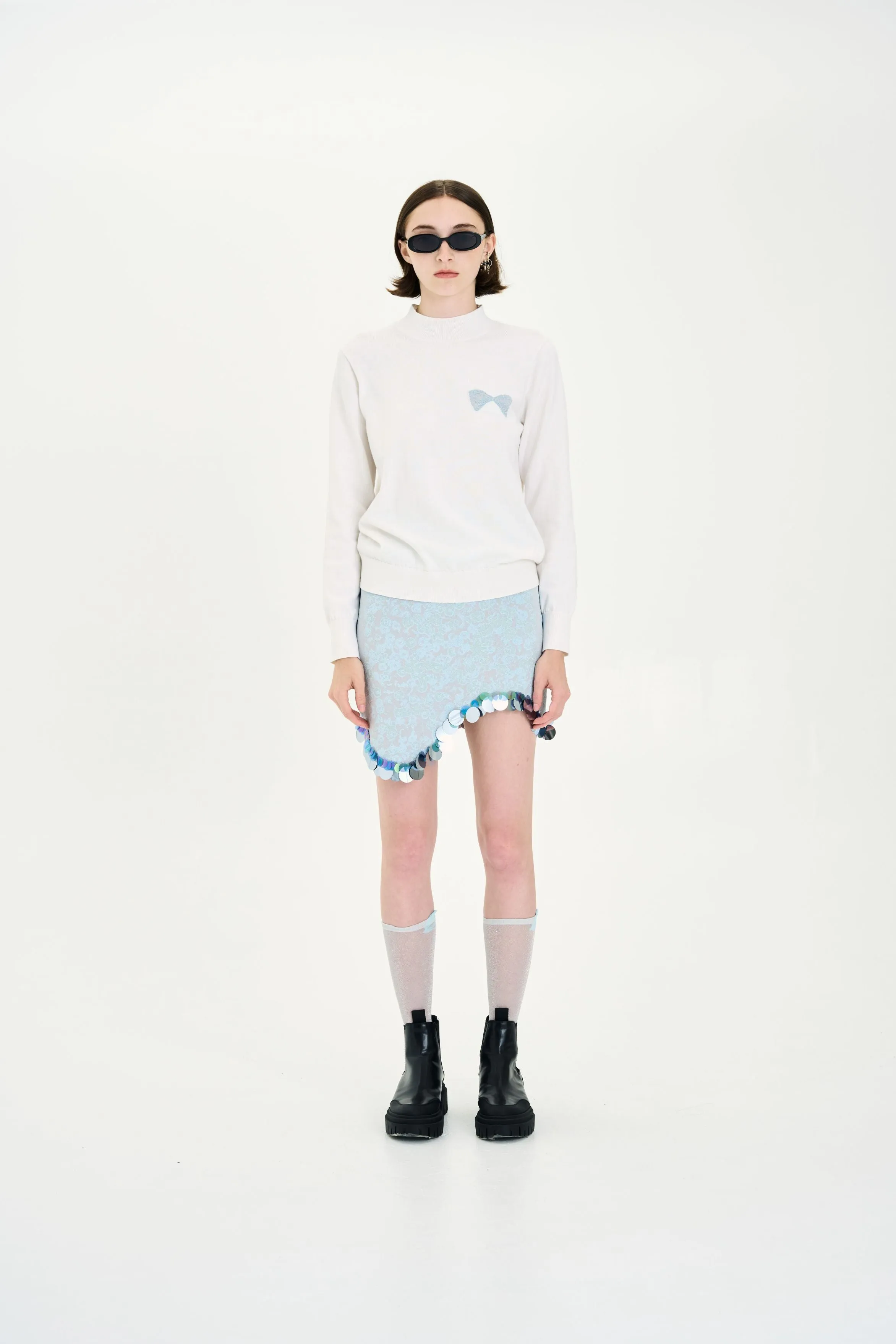 ARBOR WAVY MINI SKIRT WITH SEQUINS sold by PH5 product image thumbnail 2