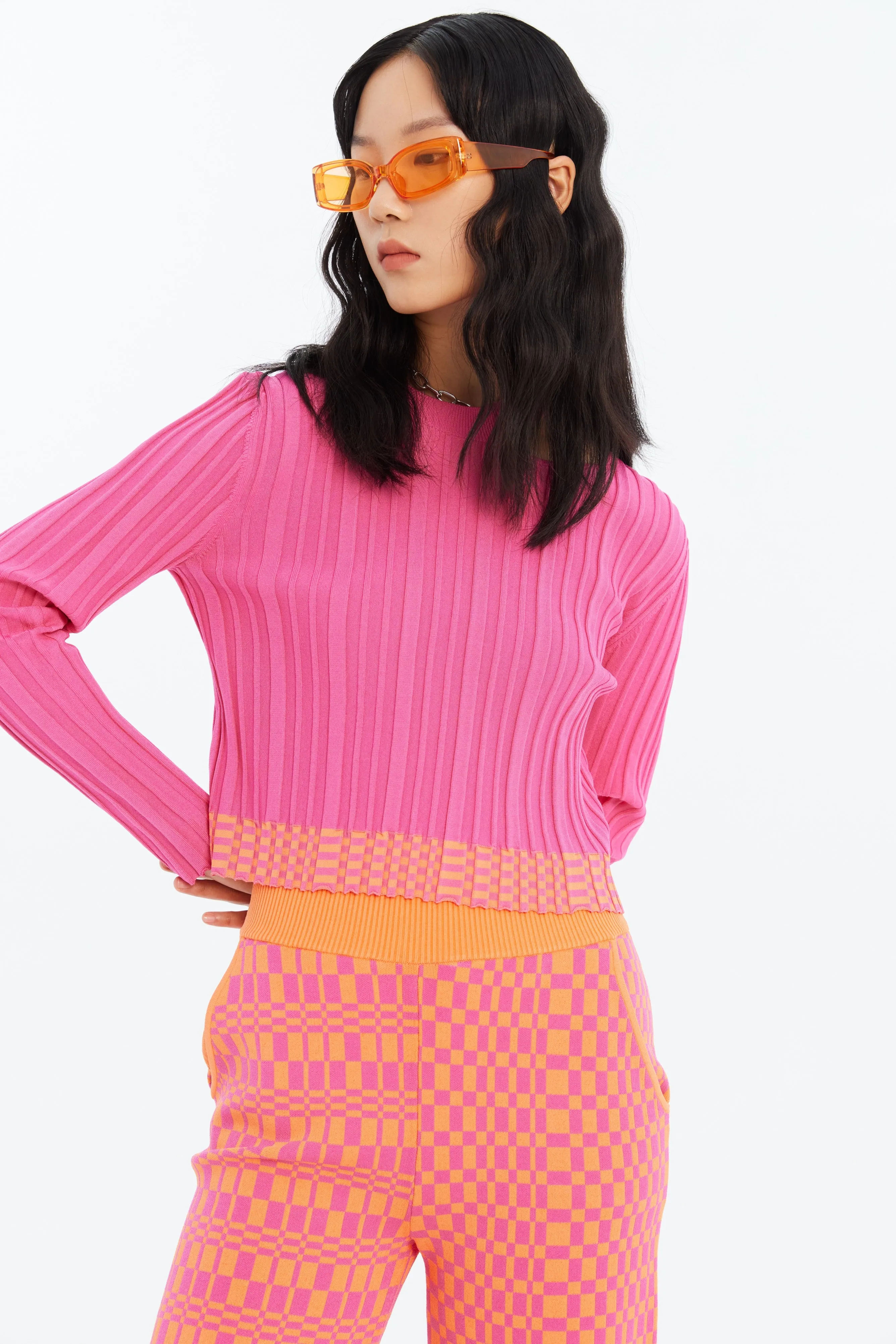 JAN ECO CROPPED LONG SLEEVE TOP sold by PH5