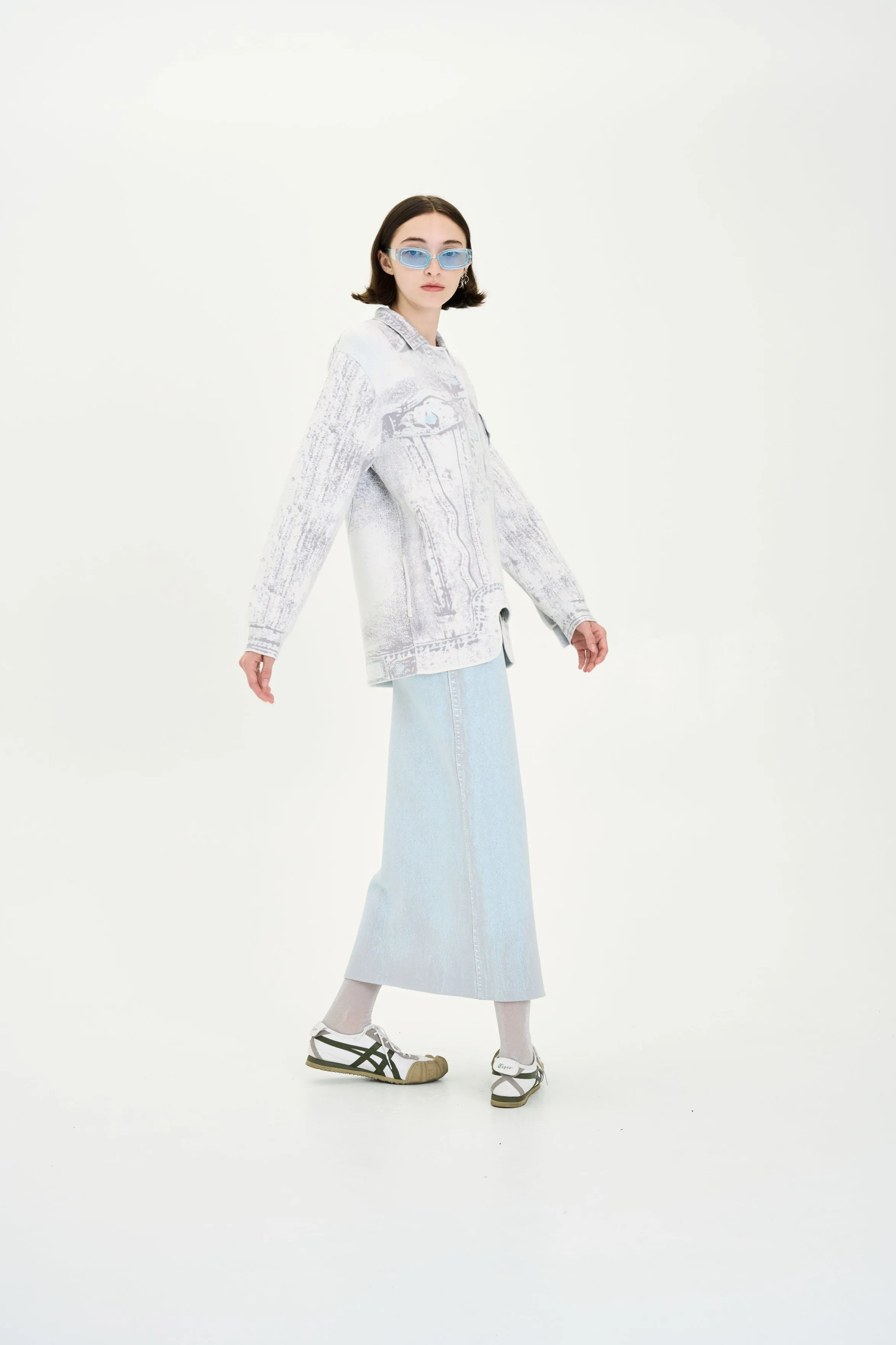 HANA DENIM PRINT OVERSIZED JACKET sold by PH5 product image thumbnail 2