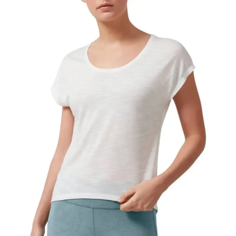 Womens On Running Active-T Flow - White sold by Pace Athletic