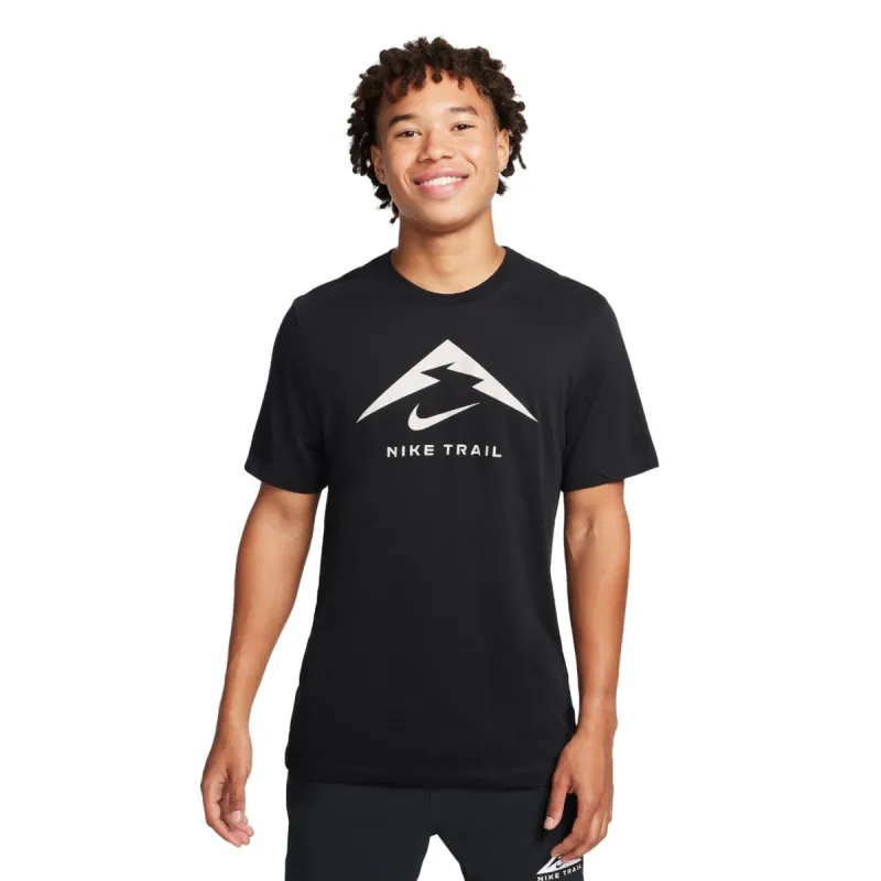 Mens Nike Dri-FIT T-Shirt Trail Logo sold by Pace Athletic