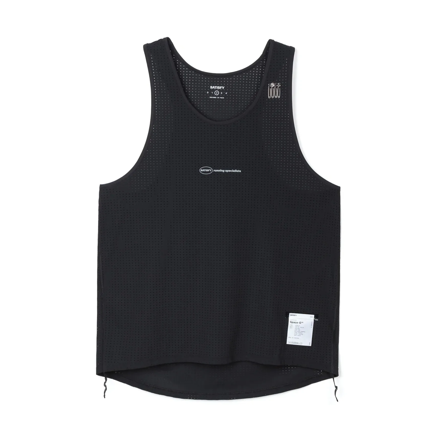 Mens Satisfy Space-O Running Singlet sold by Pace Athletic