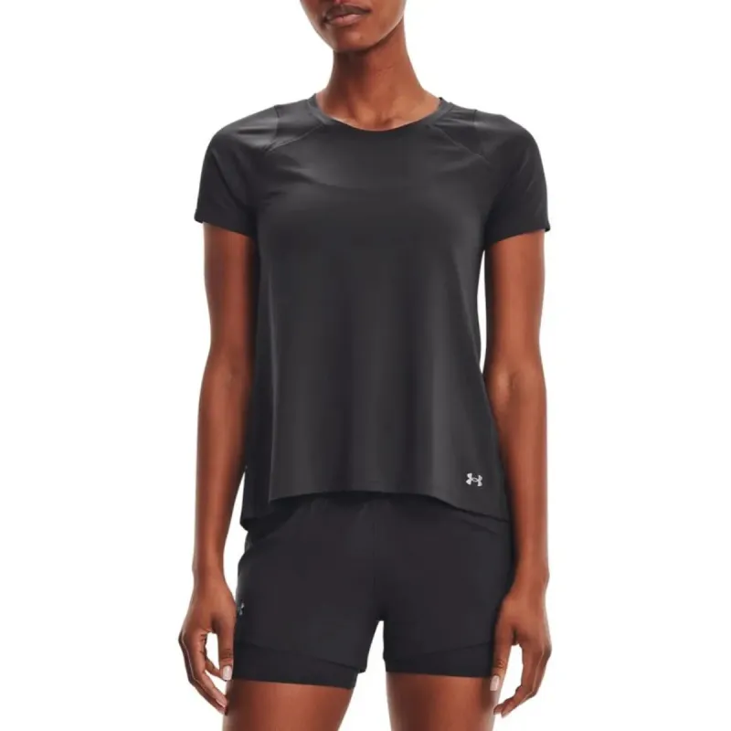 Womens Under Armour Iso-Chill Run 200 Tee - Grey made by Under Armour