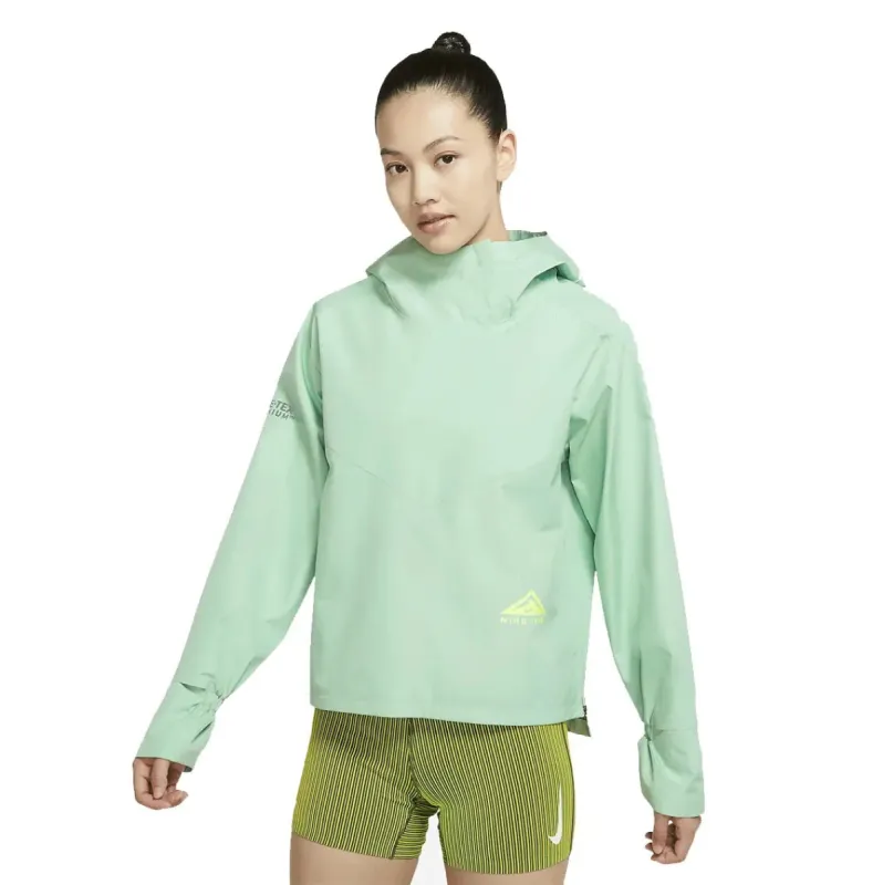 Womens Nike Trail Jacket - Goretex - Aqua sold by Pace Athletic