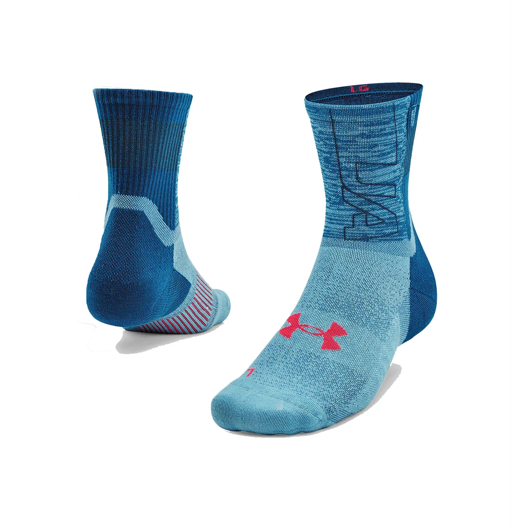 Unisex Under Armour ArmourDry Run Cushion Mid Crew Sock sold by Pace Athletic