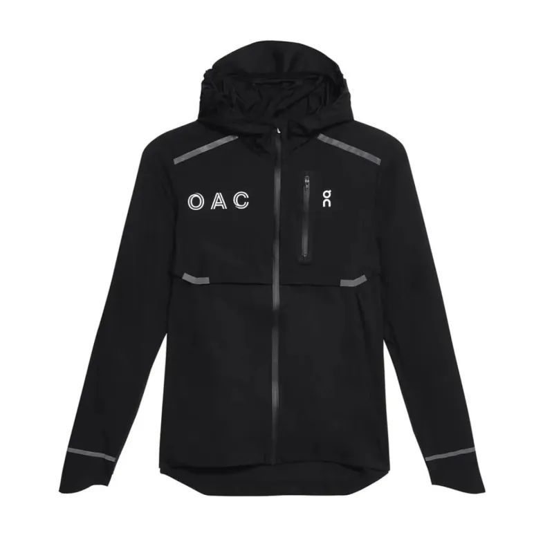 Womens On Running OAC Weather Jacket - Black made by On
