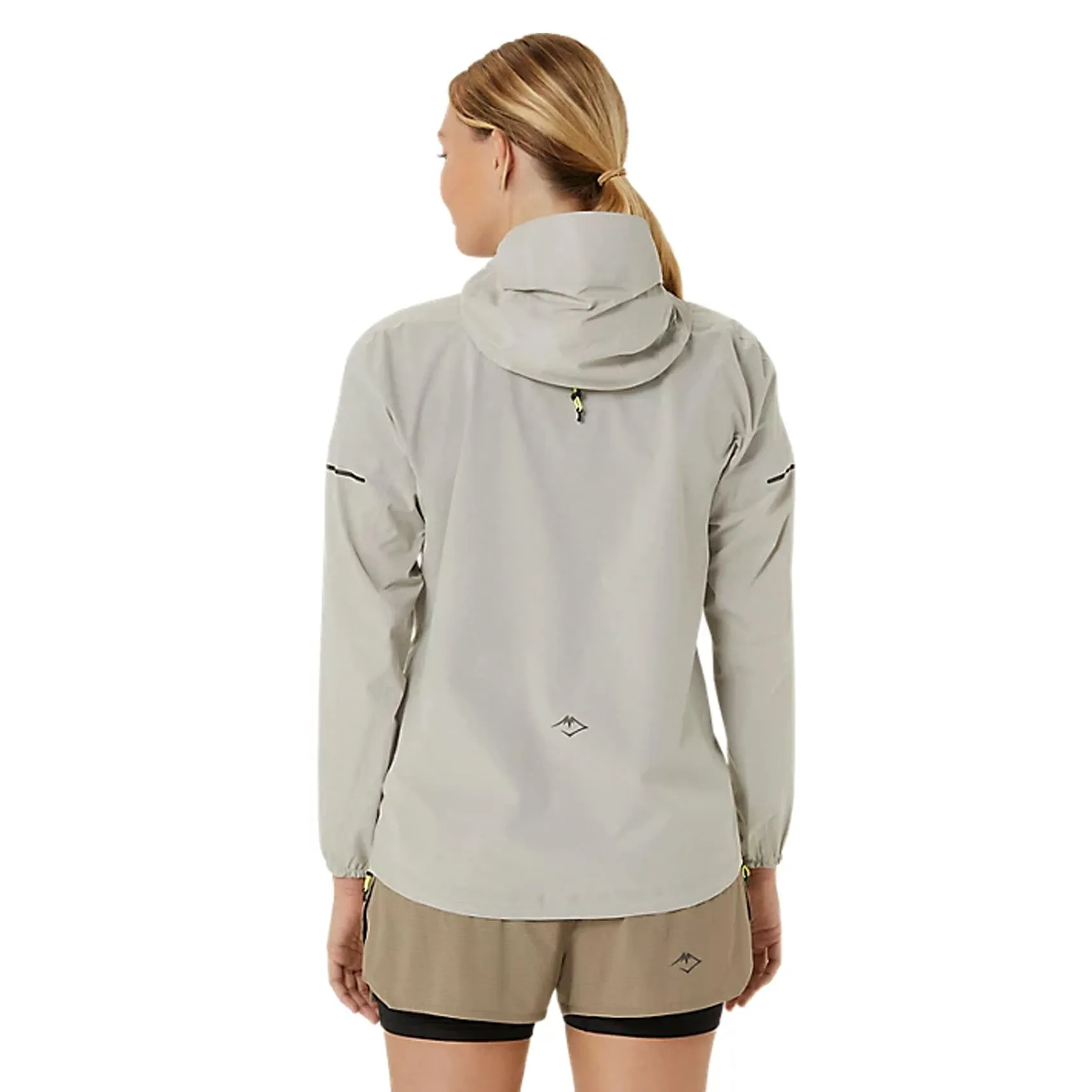 Womens ASICS FujiTrail Waterproof Jacket sold by Pace Athletic product image thumbnail 2