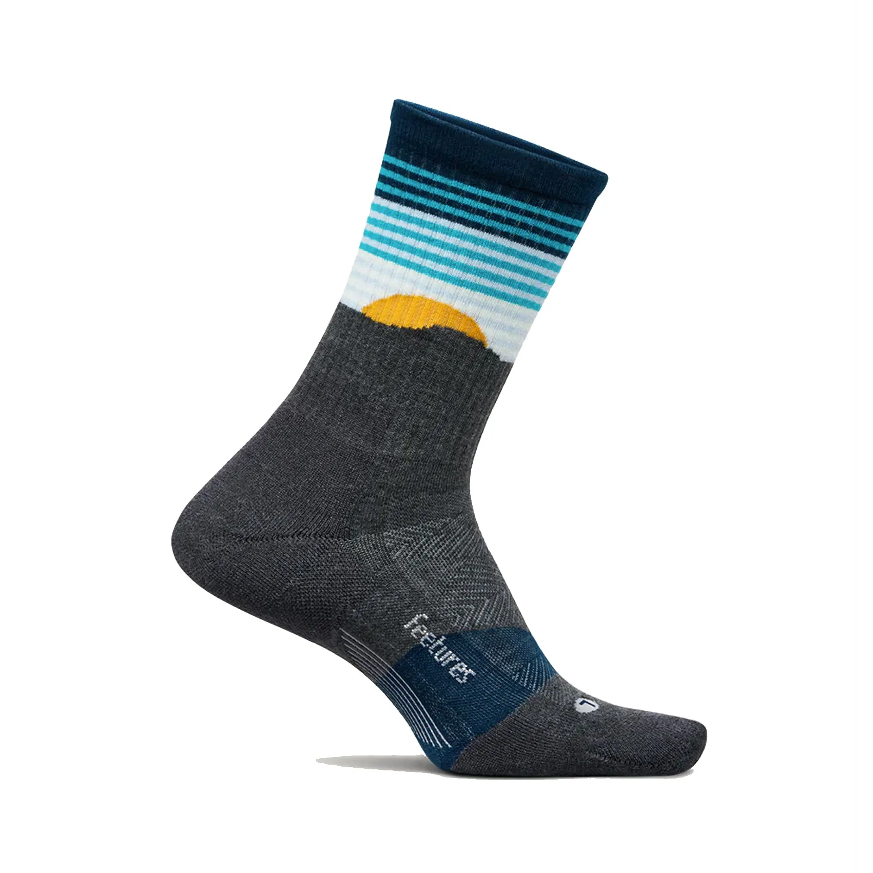 Unisex Feetures Socks Trail Max Cushion Mini Crew sold by Pace Athletic product image thumbnail 4