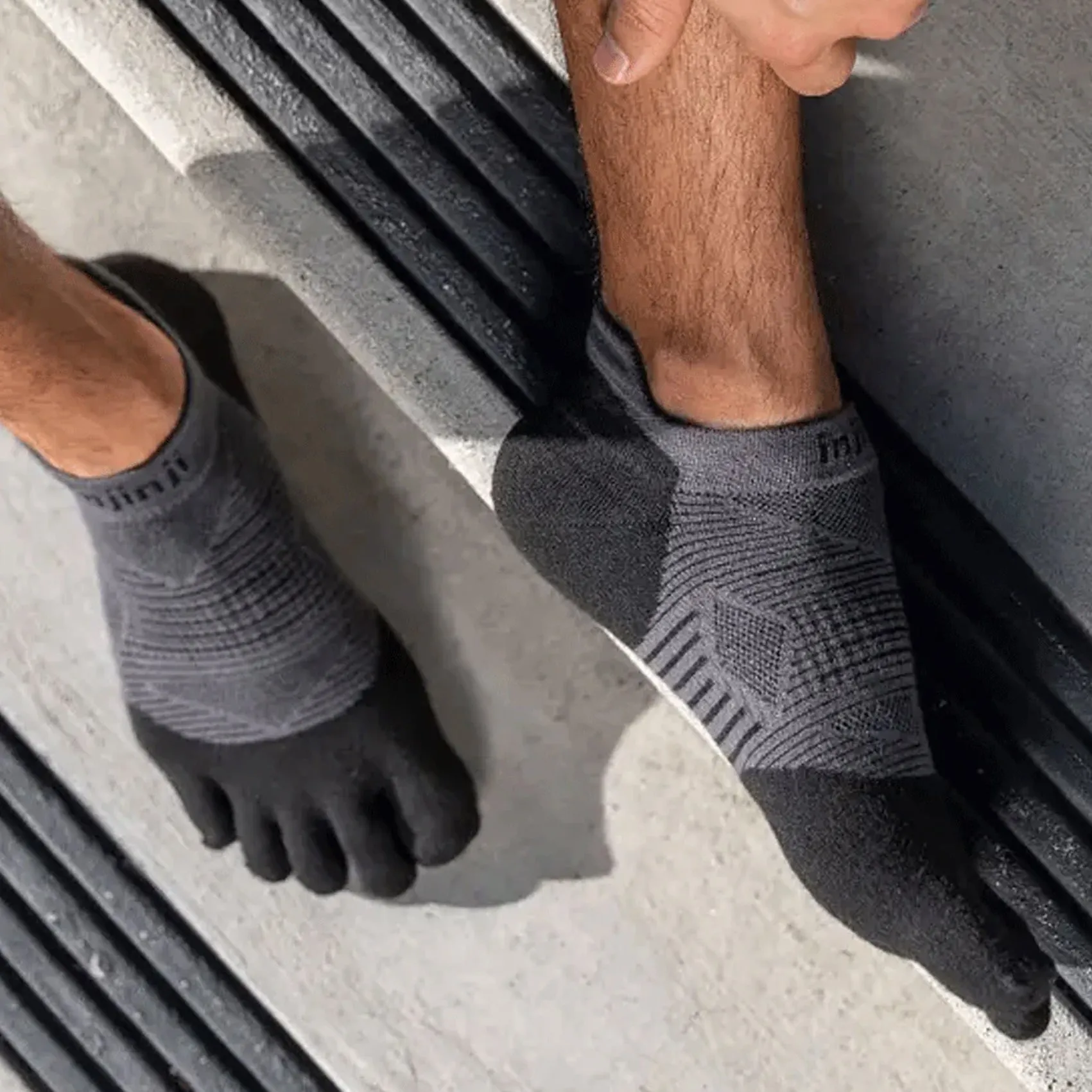 Unisex Injinji Run Lightweight No-Show Socks sold by Pace Athletic product image thumbnail 3